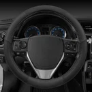 Black Comfort Grip Perforated Leather Steering Wheel Cover By Motor Trend. Fixed Price $17.29.