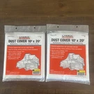 2-PACK Uhaul Dust Cover 10' X 20' Multipurpose Heavy Grade Mil. Fixed Price $19.99.