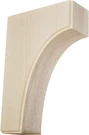 Ekena Clarksville Bracket 1-3/4"X4"X6" Rubberwood BKTW02X04X06CVRW (1-5). Fixed Price $7.19.