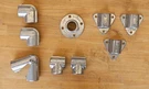 Hollaender Speed Rail Aluminum Fittings (9 Pcs). Fixed Price $70.00.
