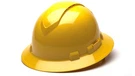 Pyramex Full Brim Hard Hat 4 Point Ratchet Vented Yellow. Fixed Price $27.86.