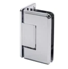 Fhc Preston Series Wall Mount Hinge Offset Back Plate Polished Chrome Frameless. Fixed Price $24.99.