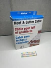 Wrap-on Roof Gutter Deicing Cable 100' Grey Electric 3 Prong 120 Volt 14100. Fixed Price $44.69.