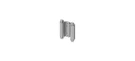 1303 4" Full Surface Double Acting Spring Hinge, Satin Chrome Finish. Fixed Price $45.80.