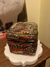 Mosaic Glass Trinket Box Twos Company X3 Square. Fixed Price $14.99.