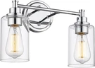 Modern Bathroom Fixtures, 2-LIGHT Vanity Lights Over Mirror With. Fixed Price $99.99.