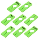 40 Pack Rectangle Clothes Dividers For Hanging 8 Sizes Green. Fixed Price $22.75.