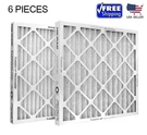 Flanders 20 In. X W Synthetic 8 Merv Air Filter (lot Of 6). Fixed Price $65.00.