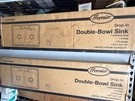 Premier Drop-in Double Bowl Sink. Fixed Price $97.00.