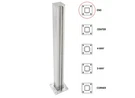 Fhc TS1BS18E T1000 18" End Post - 1.5" Square Partition Brushed Stainless. Fixed Price $239.21.