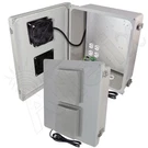 Altelix 14X12X6 Weatherproof Vented Nema Enclosure, Fan, Power Outlet. Fixed Price $199.00.