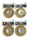 Vulcan 4" Wire Brushes Coarse Wheels For Bench Grinder 9267. Fixed Price $14.99.