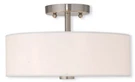 Livex Lighting 51053-91 Meridian Semi-flush Mount Brushed Nickel. Fixed Price $145.96.