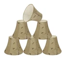 Aspen Creative 30009-6A, Bell Clip-on Chandelier Lamp Shade, Gold, 3" Top X 6.... Fixed Price $147.77.