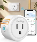 Kimfilter Mini Smart Plug, Wifi Socket Works With 2.4GHZ Network Only, App Co.... Fixed Price $14.55.