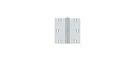 Deltana S35U26-R 3-1/2" X Square Hinge Polished Chrome Pair. Fixed Price $10.50.