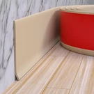 Peel And Stick Flexible Baseboard Molding Trim 4" 40' Self-adhesive Vinyl. Fixed Price $94.99.