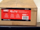 Senco 06A162PB Duraspin Collated Drywall Screws, 5/8" 4,000 Ct. Box. Fixed Price $151.80.