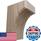 Ekena Millwork BKTW04X04X06CVWA Clarksville Wood Brackets 3 1/2W 4D 6H. Fixed Price $77.71.