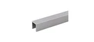 1-1/4" X 1-5/16" Square Aluminum Cap Rail Sample Kit 12" Long Satin Anodized. Fixed Price $45.81.