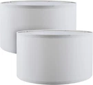 Aspen Creative 38872-2 Drum Collapsible Uno Lamp Shade White 16" Top Set Of. Fixed Price $84.00.