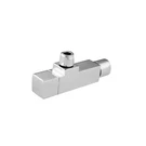 Brasstech 403-3/56 * 1/4 Turn Contemporary Ceramic Disc Angle Valve, Flat Black. Fixed Price $99.00.