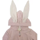 Kids Tales Baby Rabbit Ear Hooded Zipper Closure Romper Jumpsuit Pink Size 0M-3M. Fixed Price $9.95.