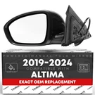 Driver Mirror For Nissan Altima - Power, Manual Fold, Flat Glass. Fixed Price $98.79.