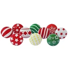 Star Printed Vintage Ceramic Knobs For Kitchen Cabinet & Drawer Pulls Set Of 10. Fixed Price $15.73.
