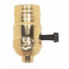 Brass Light Socket Plated 3-TERMINAL 2 Circuit Medium Edison Base, Gold. Fixed Price $10.36.