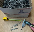 48LBS Grip-rite Brite Duplex 16D 3" Framing Nails Shank Double Head. Fixed Price $69.99.
