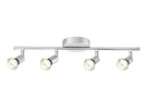 Globe Electric 58932 Payton 4-LIGHT Track Lighting Kit, Silver. Fixed Price $45.99.