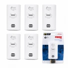Kidde Firex Plug-in Carbon Monoxide Detector, Aa Battery Backup Lot Of 5. Fixed Price $84.99.
