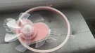 Dyson Circular Ceiling Fan Transparent Blades Pink Accent. Fixed Price $139.99.