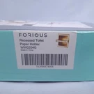 Forious Recessed Toilet Paper Holder WW0204G Brass Finish Wall Mount Gold New. Fixed Price $20.00.