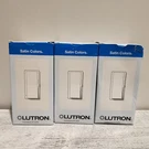 Lutron DVSC-603P-BL 600 W Preset Dimmer Lot Of Satin Colors. Fixed Price $13.49.