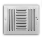 Everbilt 10 X 8 Inch Ceiling & Wall Register White High 3-WAY New. Fixed Price $15.00.