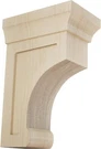 Pack Ekena Millwork BKTW02X04X06GORW 2.5-IN. 4-IN. 6-IN. H Rubberwood. Fixed Price $45.95.