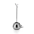 Ws Bath Collections 18.5" Stainless Steel Whale Splash Toilet Brush With Holder. Fixed Price $119.99.