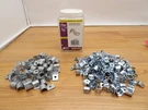 156 Pieces Of Halex 3/8 Inch Flexible Metal Hole Straps & 48 Other. Fixed Price $22.00.