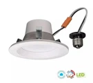 Commercial Electric T42 4IN Matte White Recessed Led Smart Downlight Wink. Fixed Price $25.00.