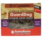 350 Gold Screws 100 Sqft Fastenmaster Guarddog Exterior Wood Deck 2-1/2" 2.5". Fixed Price $34.95.