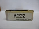 10 Pack Box Of Eiko #K222 - 1.4 Watt 2.3 Volt TL3 Clear Miniature Light Bulbs. Fixed Price $9.99.