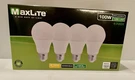 4 Pack Maxlite 13W Led Bulbs, A19,SOFT White, Dimmable, 1600 Lumens, 100W. Fixed Price $10.99.