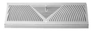Truaire 18-INCH White Steel Floor Baseboard Diffuser Vent, Fits Standard Ducts. Fixed Price $22.83.