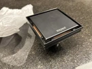 New Bernkot Square Shower Drain 4" Matte Black Tile Grate. Fixed Price $28.00.