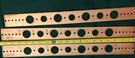 19 1/2" Holdrite Copper Brackets 102-18 Set Of 3. Fixed Price $10.00.
