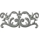 Ekena Millwork 16"W X 7 1/8"H 5/8"P Ashford Center Onlay White. Fixed Price $32.50.