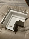 Genova AW103B Replacement 5 Gutter Outside Corner Bracket White. Fixed Price $11.50.