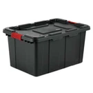 Sterilite 14669004 27 GALLON/102 Liter 30.5 X 20.62 15.25 Inches, Black. Fixed Price $66.99.